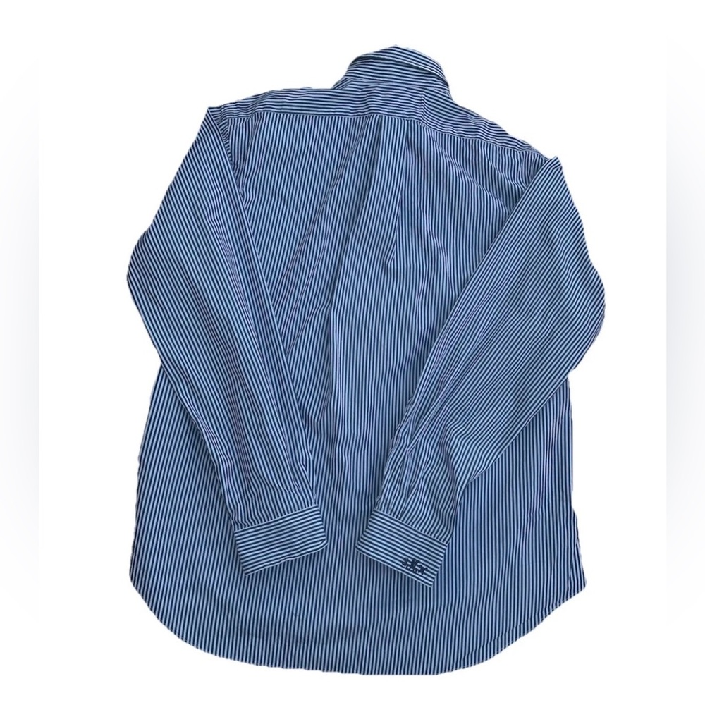 Ralph Lauren Blaire Long Sleeve Button-Up Blue Men's L Cotton Shirt (RN 41381) - Picture 4 of 9